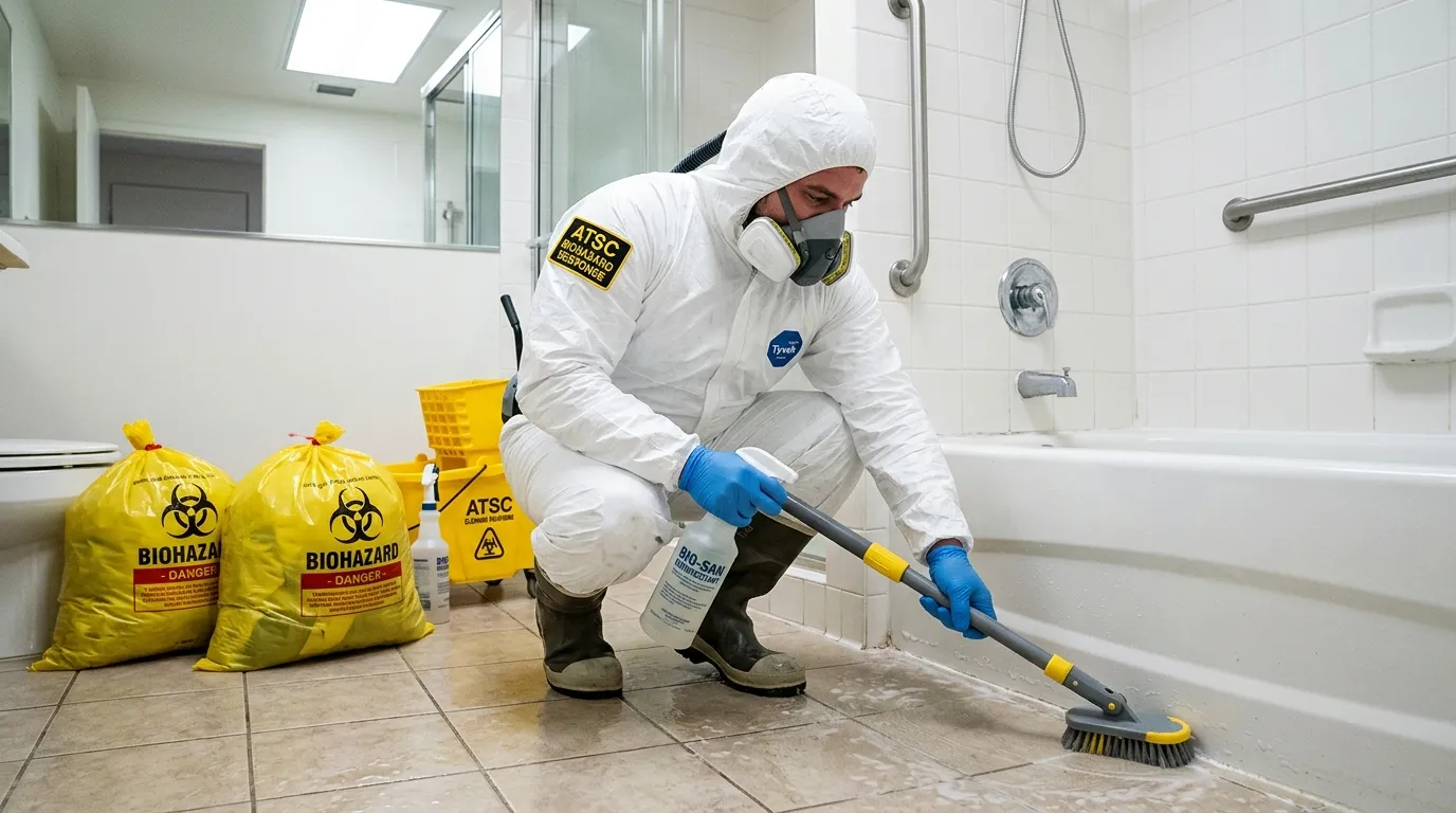 Decontamination equipment deployed for Blood Cleanup in Fort Pierce